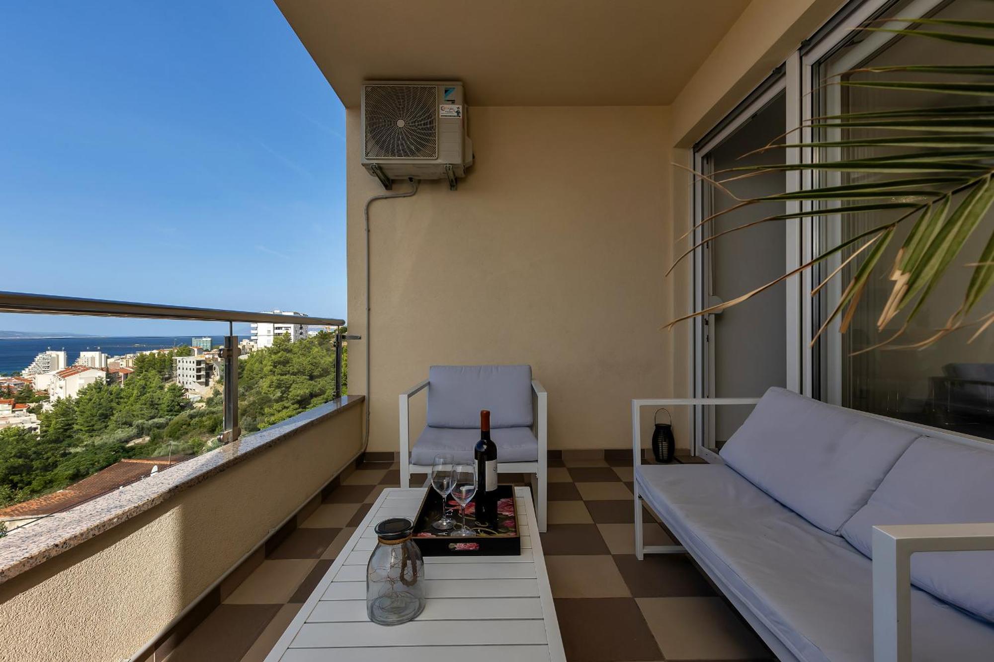 Sea View Apartments Dammi With Free Parking 马卡尔斯卡 外观 照片