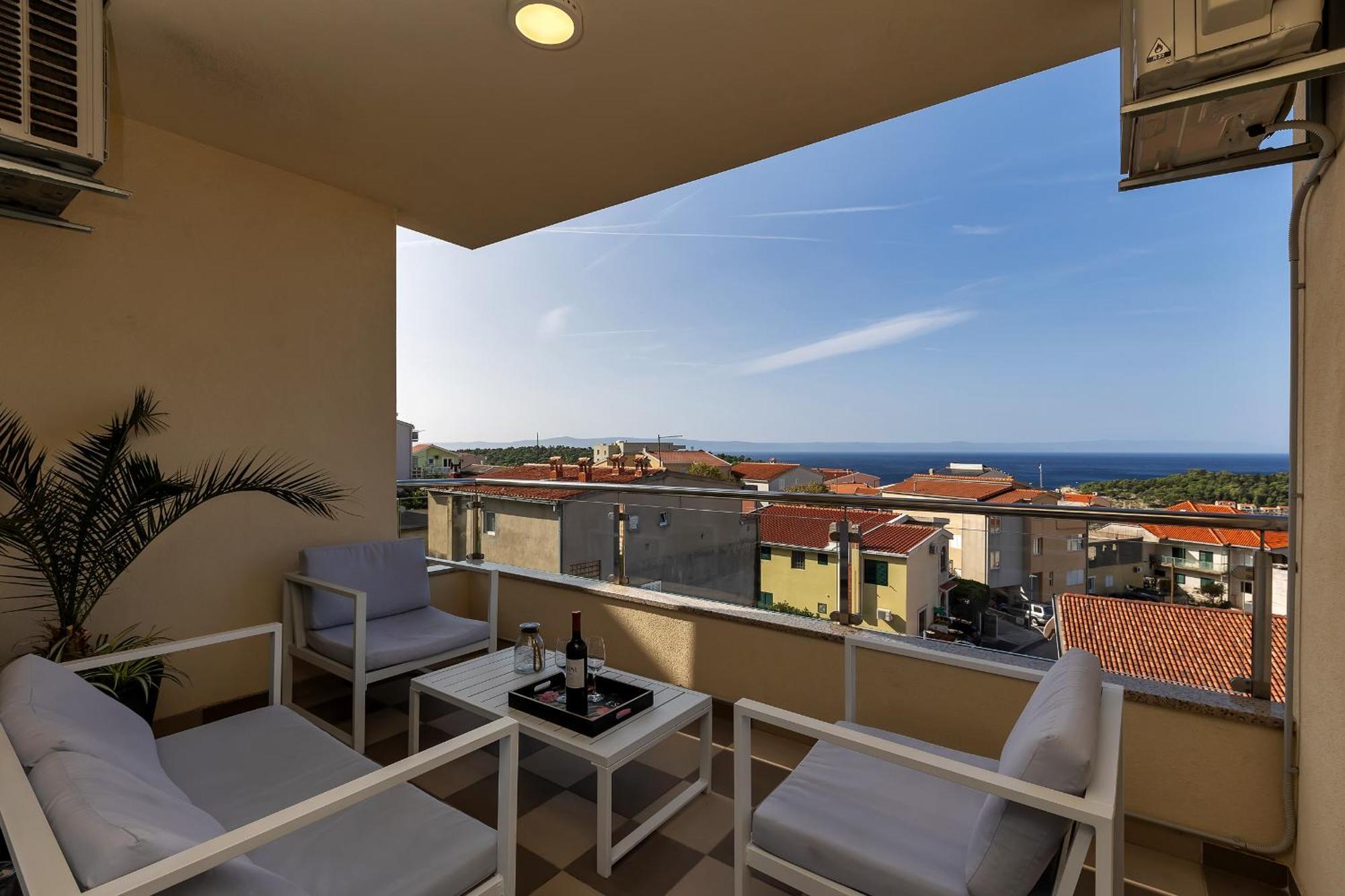 Sea View Apartments Dammi With Free Parking 马卡尔斯卡 外观 照片